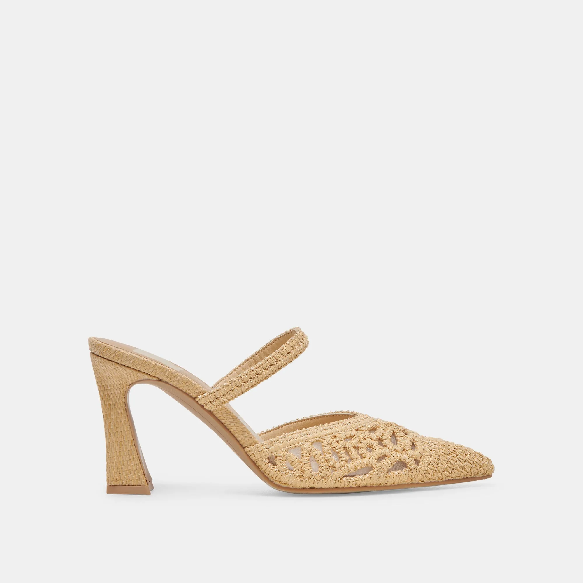 NASSAU HEELS NATURAL RAFFIA - re:vita sold by Dolce Vita