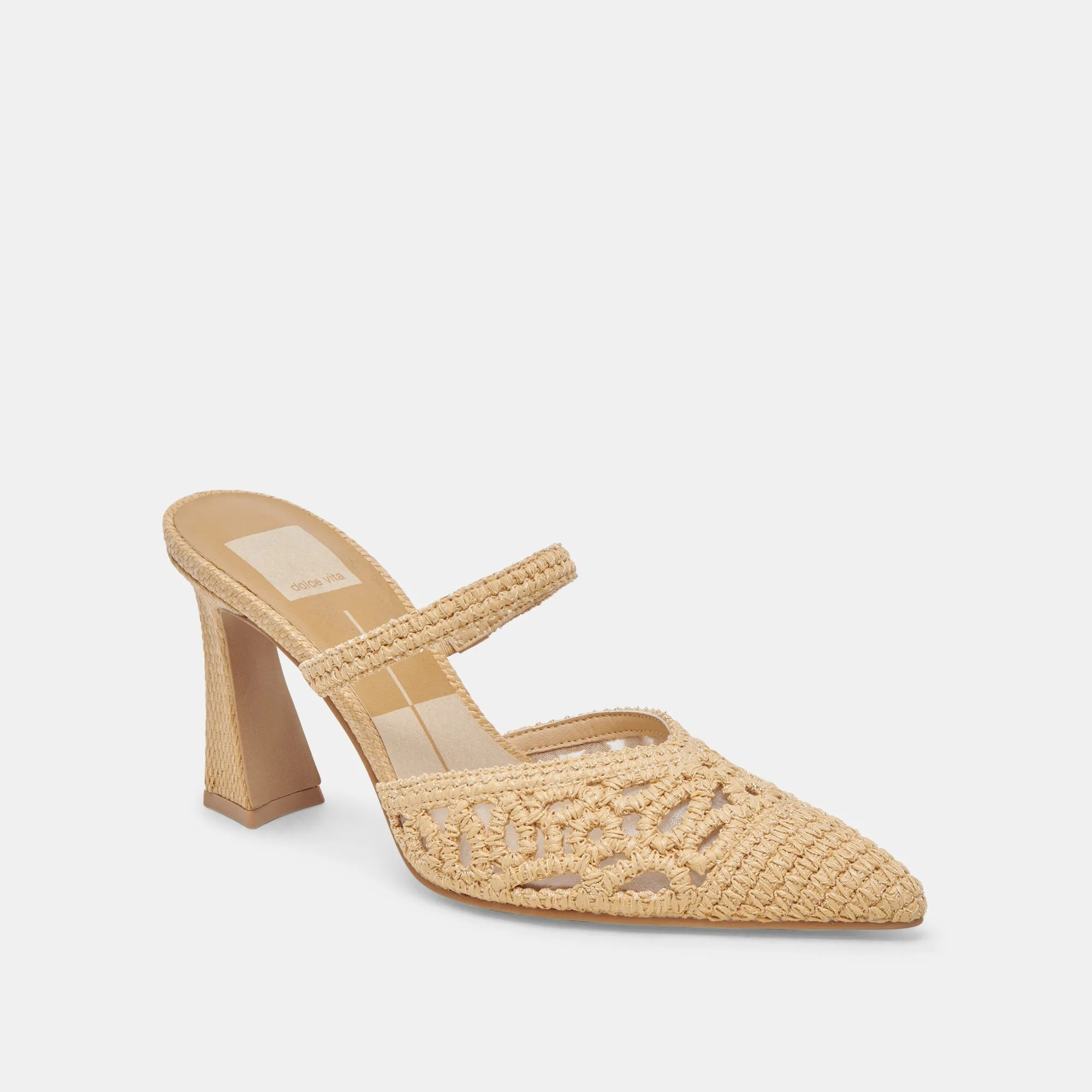 NASSAU HEELS NATURAL RAFFIA - re:vita sold by Dolce Vita product image thumbnail 2