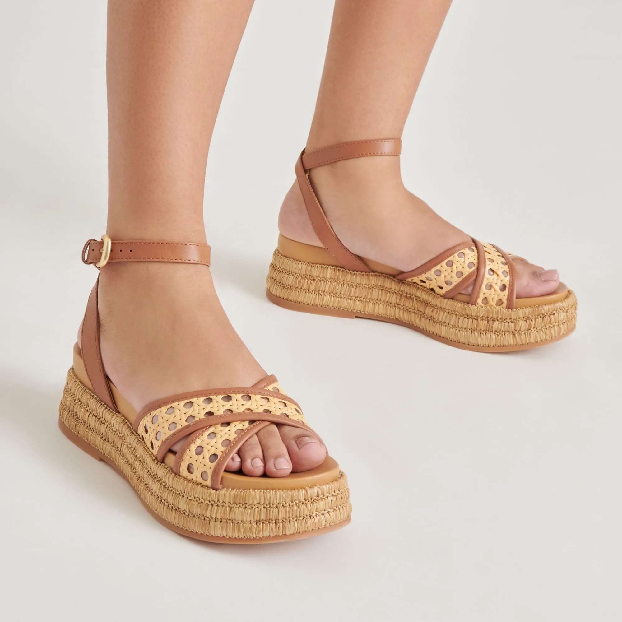 WRILEY SANDALS SADDLE WOVEN RAFFIA - re:vita sold by Dolce Vita product image thumbnail 5