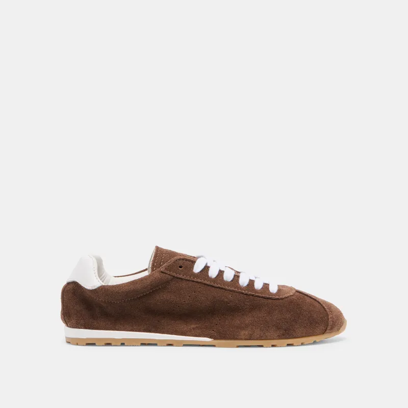SERINA SNEAKERS DK BROWN SUEDE made by Dolce Vita