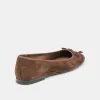 RITLA BALLET FLATS DK BROWN SUEDE sold by Dolce Vita