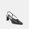 GINAY HEELS  BLACK LEATHER sold by Dolce Vita