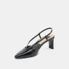 GINAY HEELS  BLACK LEATHER sold by Dolce Vita