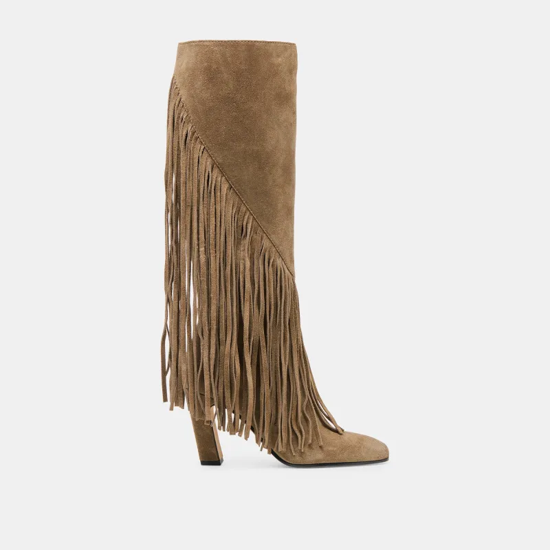 GIANO BOOTS OLIVE SUEDE made by Dolce Vita