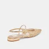 PHINLY FLATS GOLD DISTRESSED LEATHER - re:vita sold by Dolce Vita