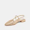 PHINLY FLATS GOLD DISTRESSED LEATHER - re:vita sold by Dolce Vita