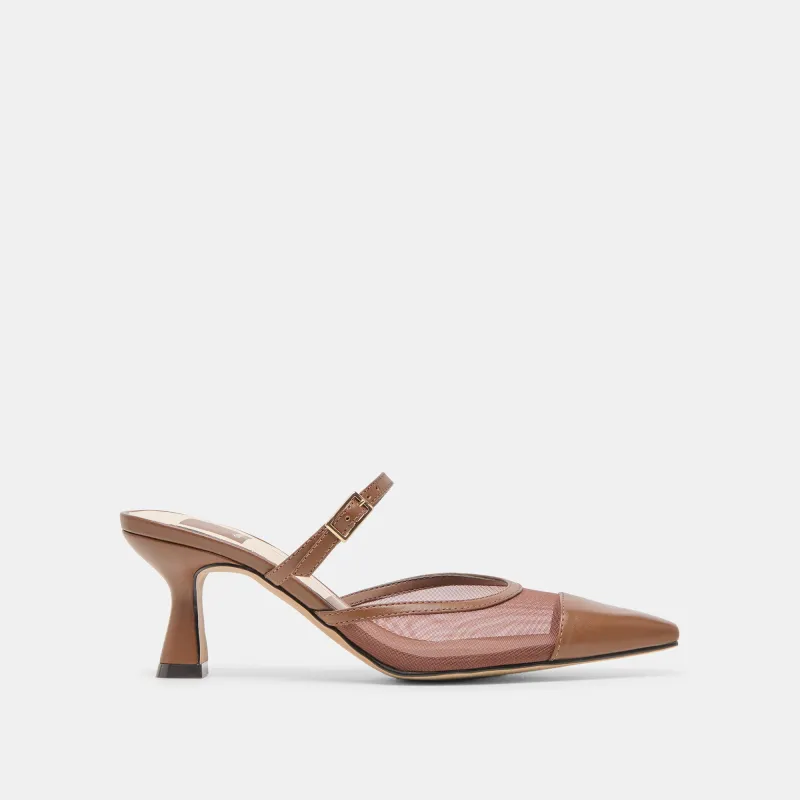 LOYD HEELS ESPRESSO MESH sold by Dolce Vita