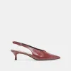 ALENNA HEELS OXBLOOD CRINKLE PATENT sold by Dolce Vita