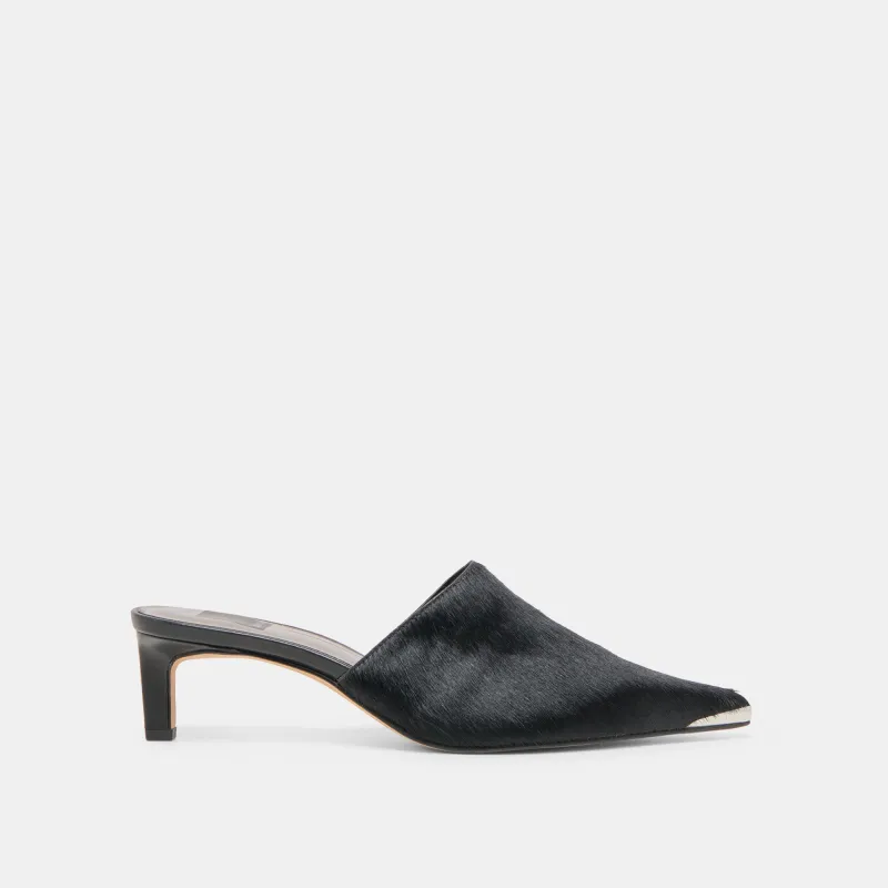 LEXY HEELS NERO CALF HAIR sold by Dolce Vita