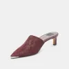 LEXY HEELS BERRY CALF HAIR sold by Dolce Vita