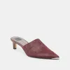 LEXY HEELS BERRY CALF HAIR sold by Dolce Vita