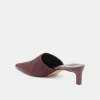 LEXY HEELS BERRY CALF HAIR sold by Dolce Vita