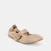 CAELY BALLET FLATS HERRINGBONE PRINTED SUEDE sold by Dolce Vita