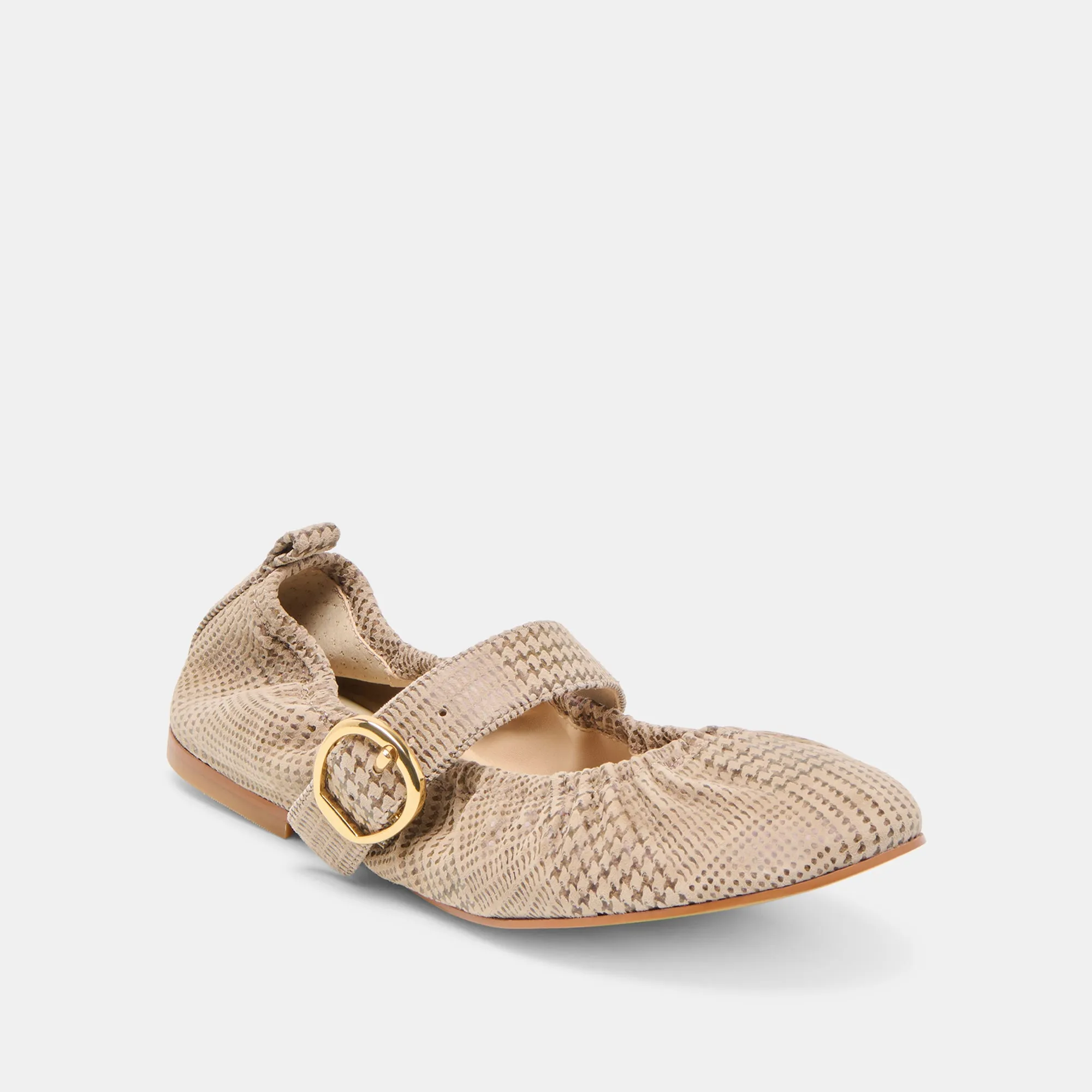CAELY BALLET FLATS HERRINGBONE PRINTED SUEDE sold by Dolce Vita product image thumbnail 2