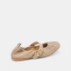 CAELY BALLET FLATS HERRINGBONE PRINTED SUEDE sold by Dolce Vita