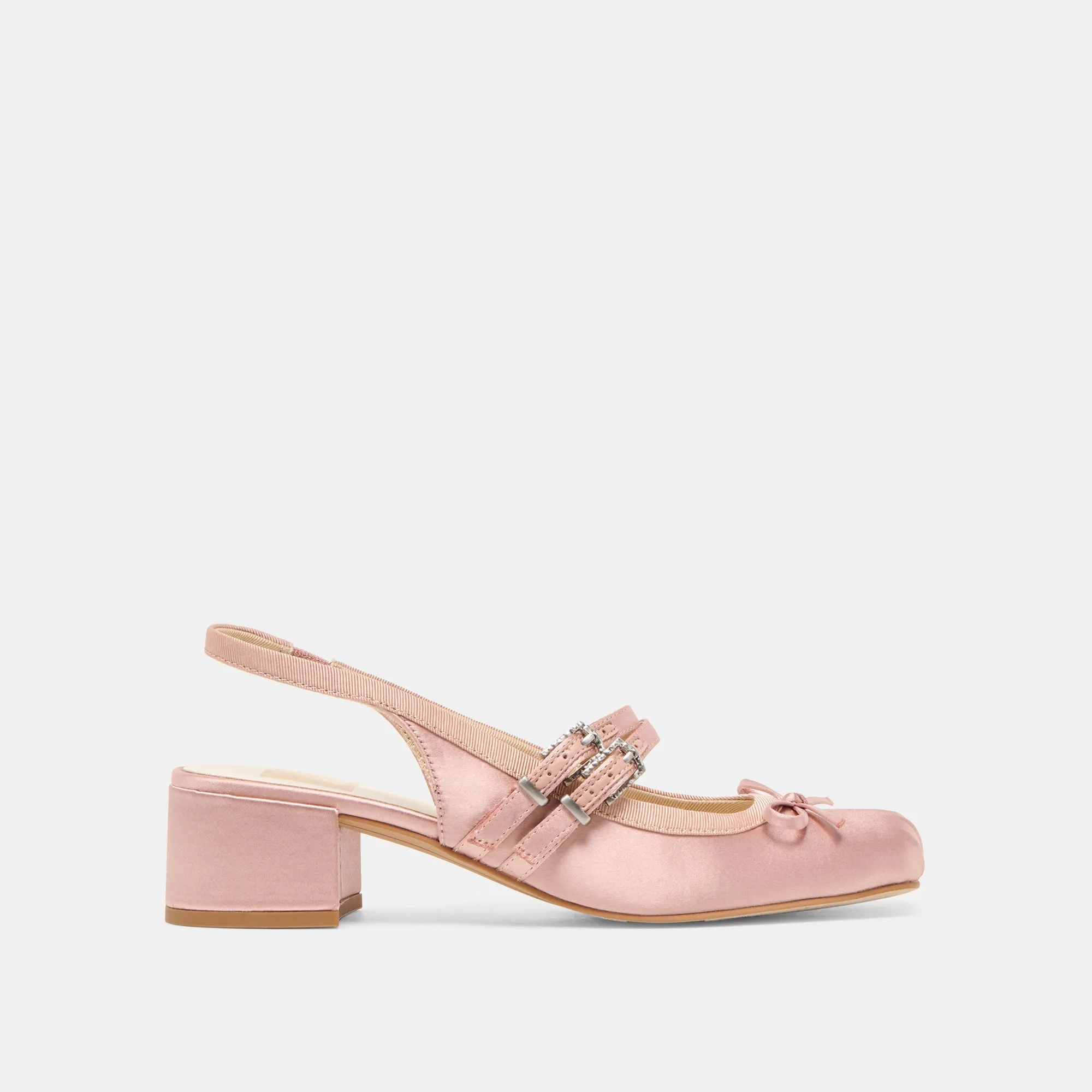 LORIS HEELS BLUSH SATIN sold by Dolce Vita