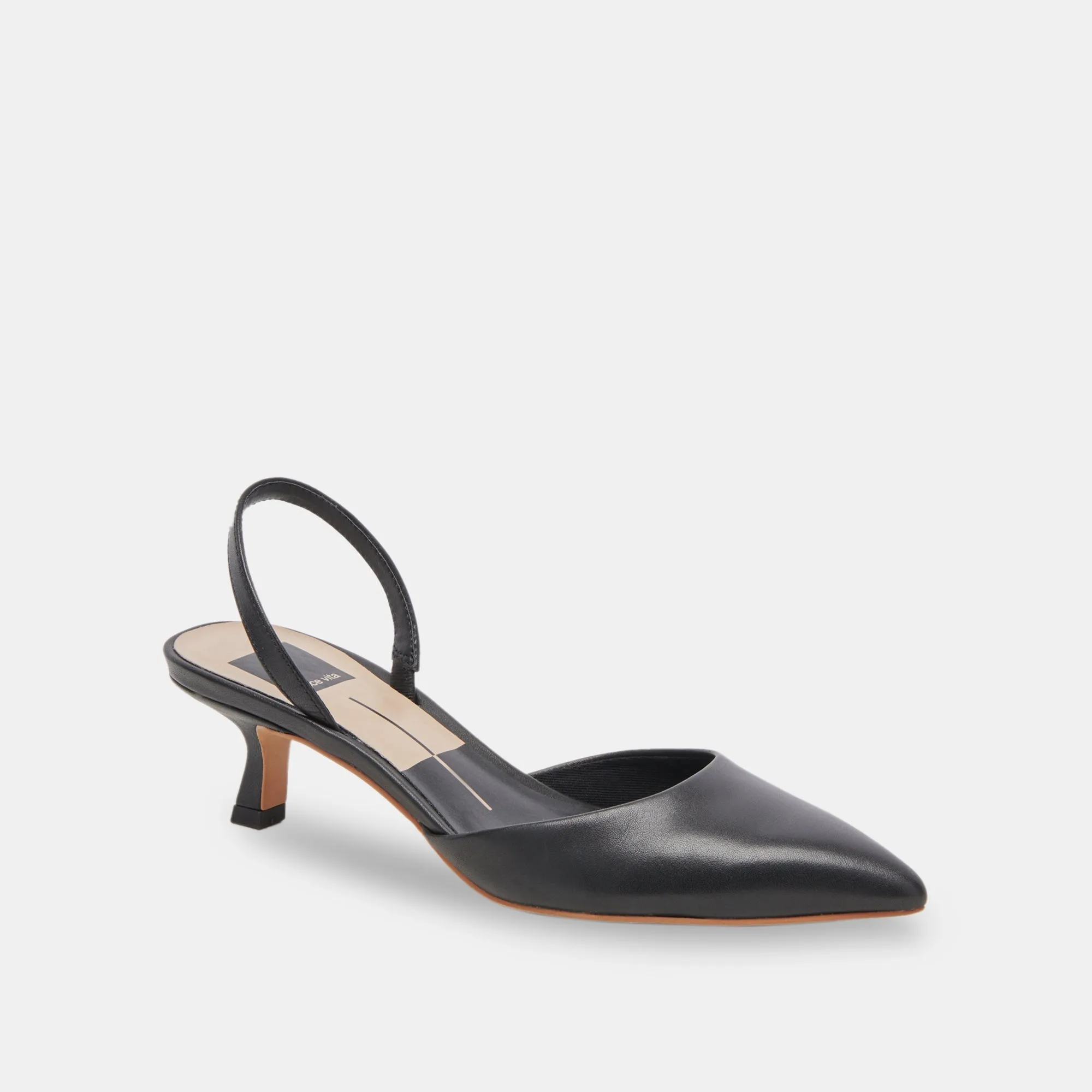 CORSA HEELS BLACK LEATHER - re:vita sold by Dolce Vita product image thumbnail 3