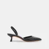 CORSA HEELS BLACK LEATHER - re:vita sold by Dolce Vita