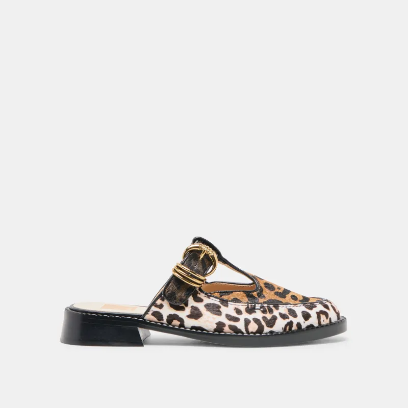 HARLAH FLATS LEOPARD MULTI CALF HAIR sold by Dolce Vita