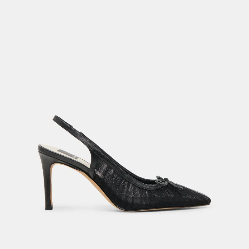 YELA HEELS BLACK TULLE sold by Dolce Vita