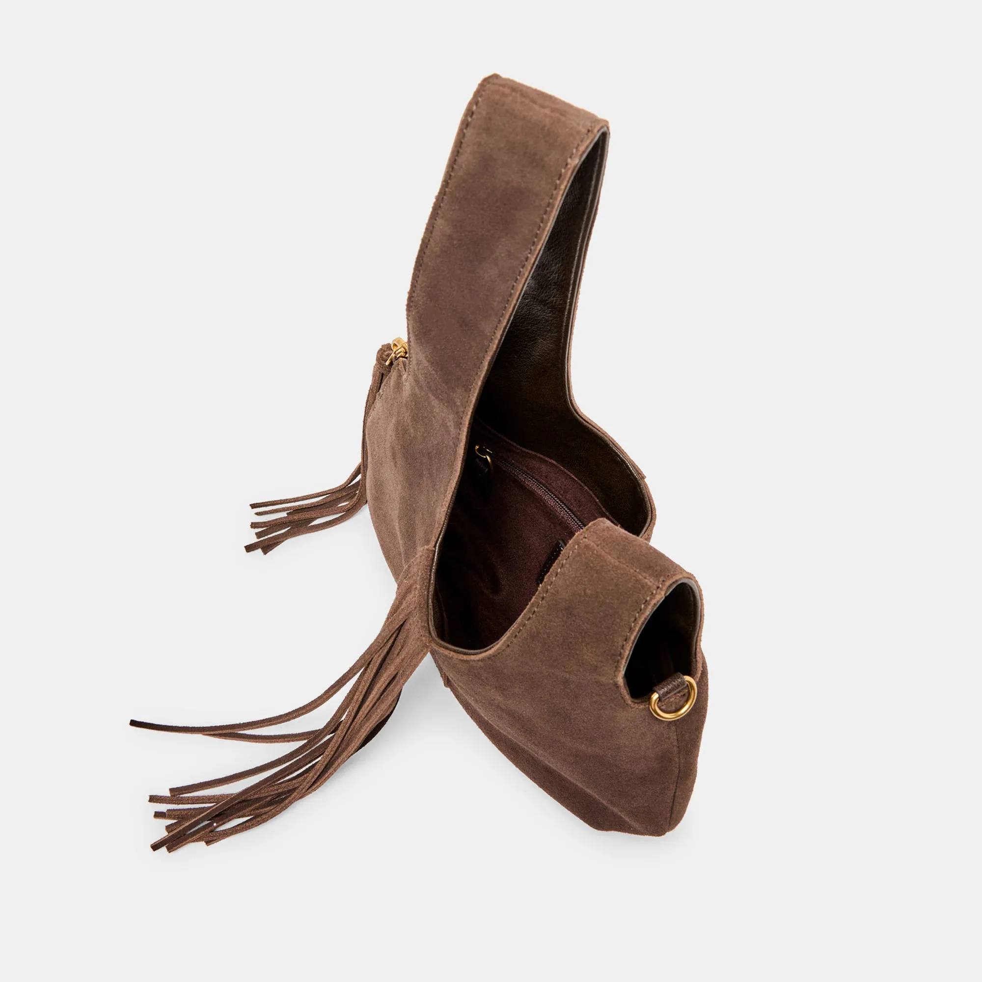 ZURY HANDBAG ESPRESSO SUEDE sold by Dolce Vita product image thumbnail 5