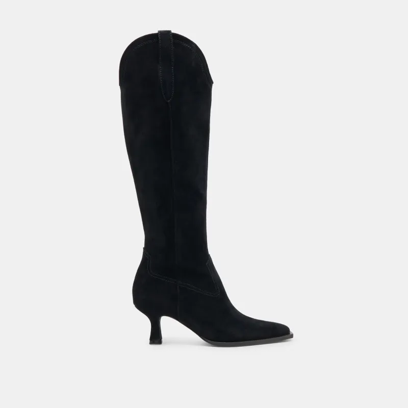 ARIANA BOOTS ONYX SUEDE - re:vita sold by Dolce Vita