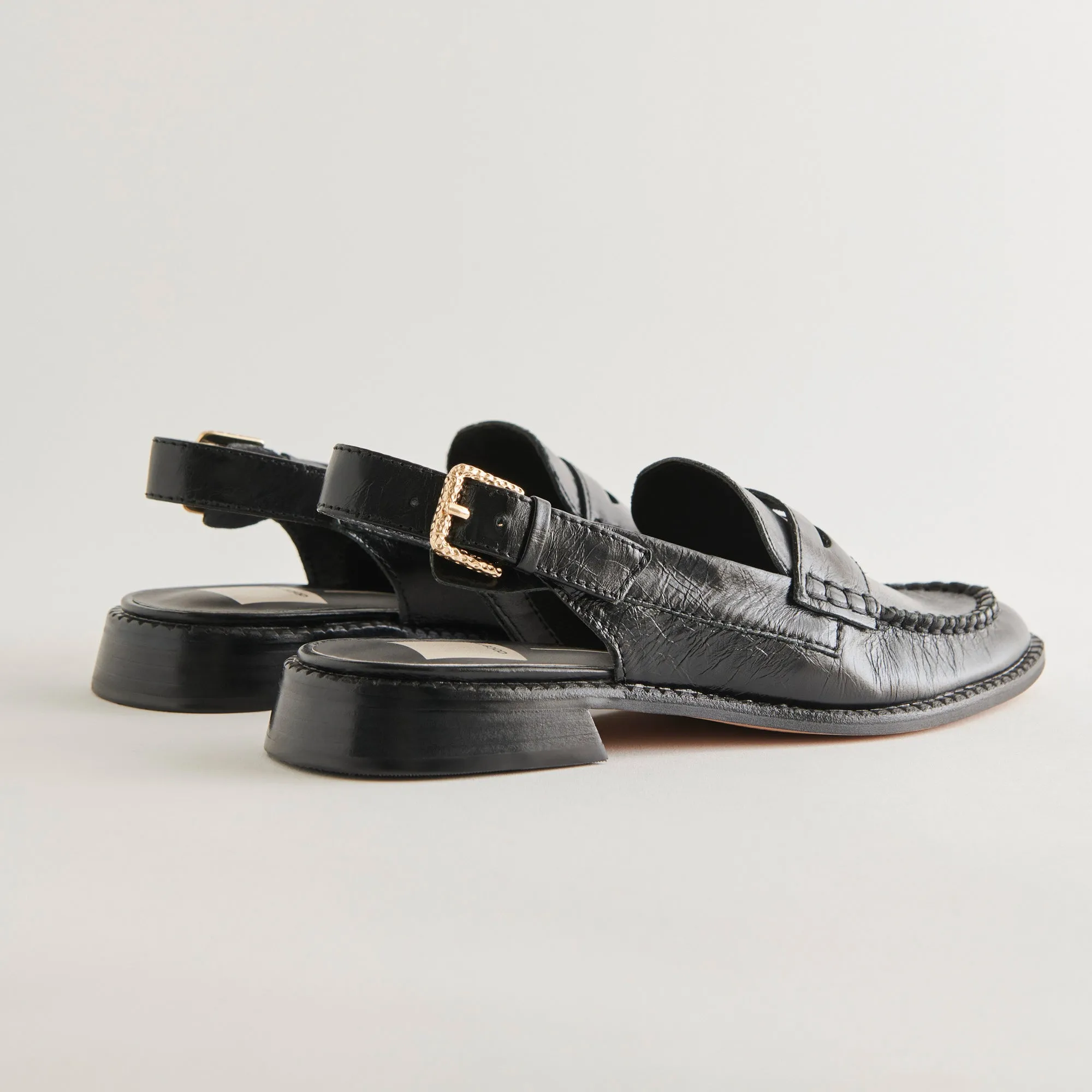 HARDI LOAFERS MIDNIGHT CRINKLE PATENT - re:vita sold by Dolce Vita product image thumbnail 2