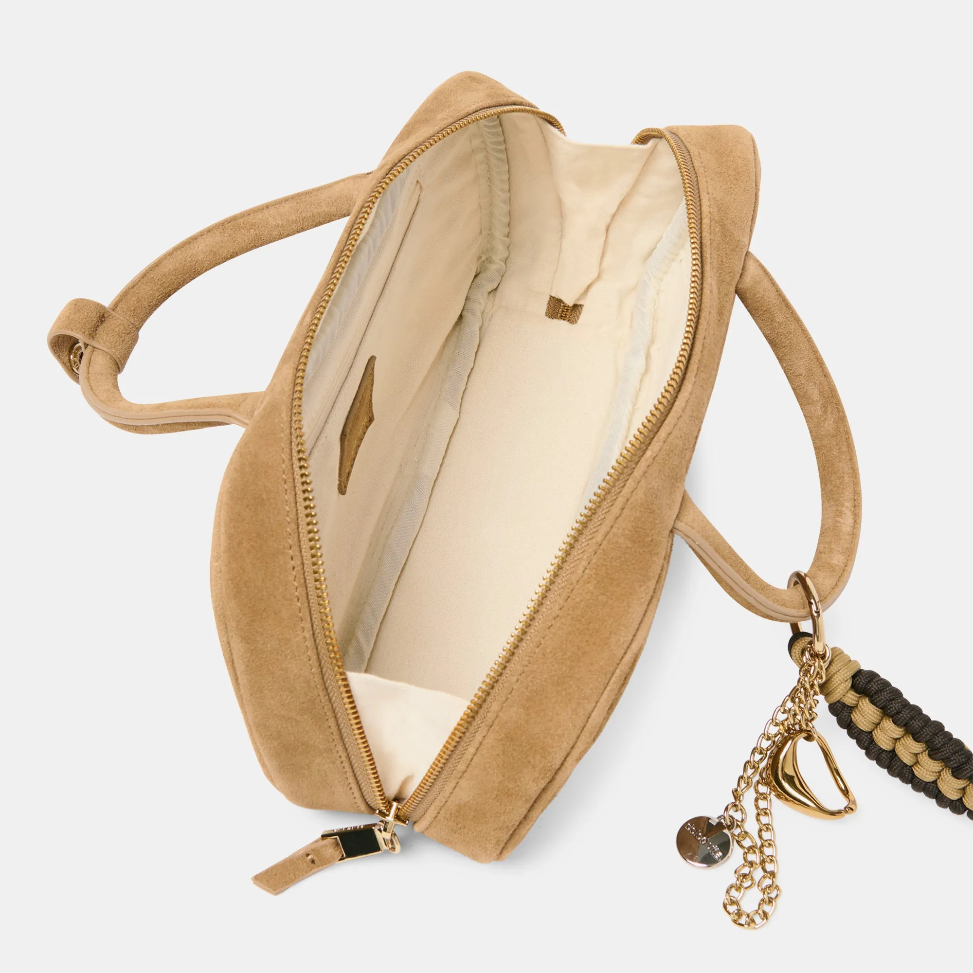 SANTINA HANDBAG TAUPE SUEDE sold by Dolce Vita product image thumbnail 5