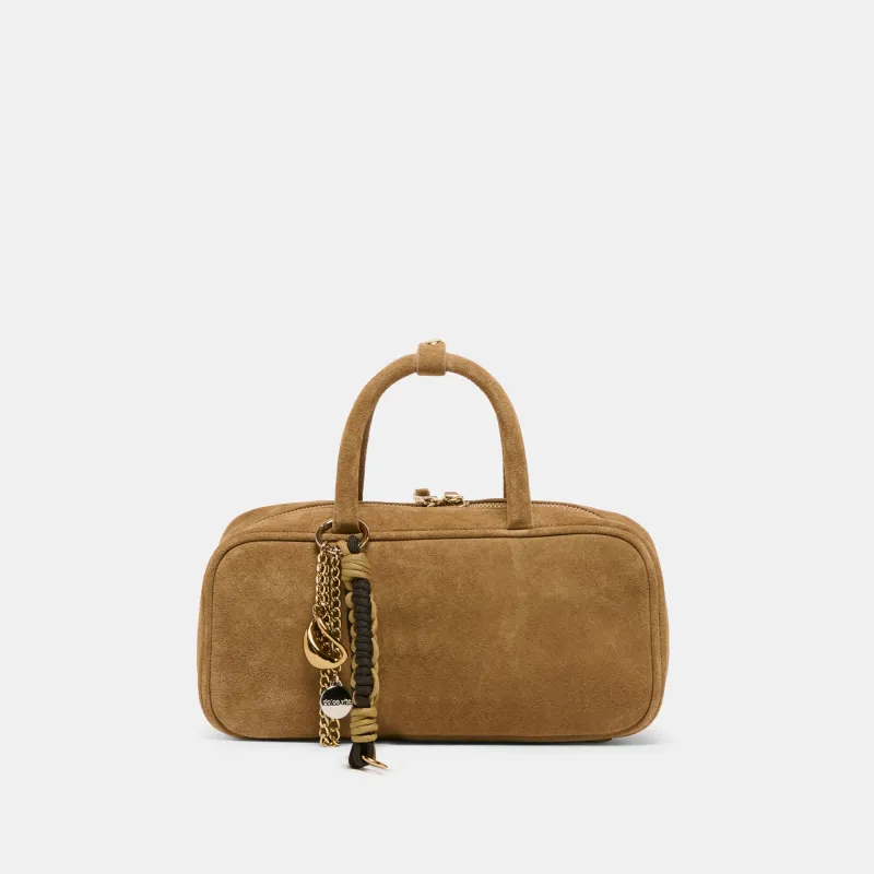 SANTINA HANDBAG TAUPE SUEDE sold by Dolce Vita