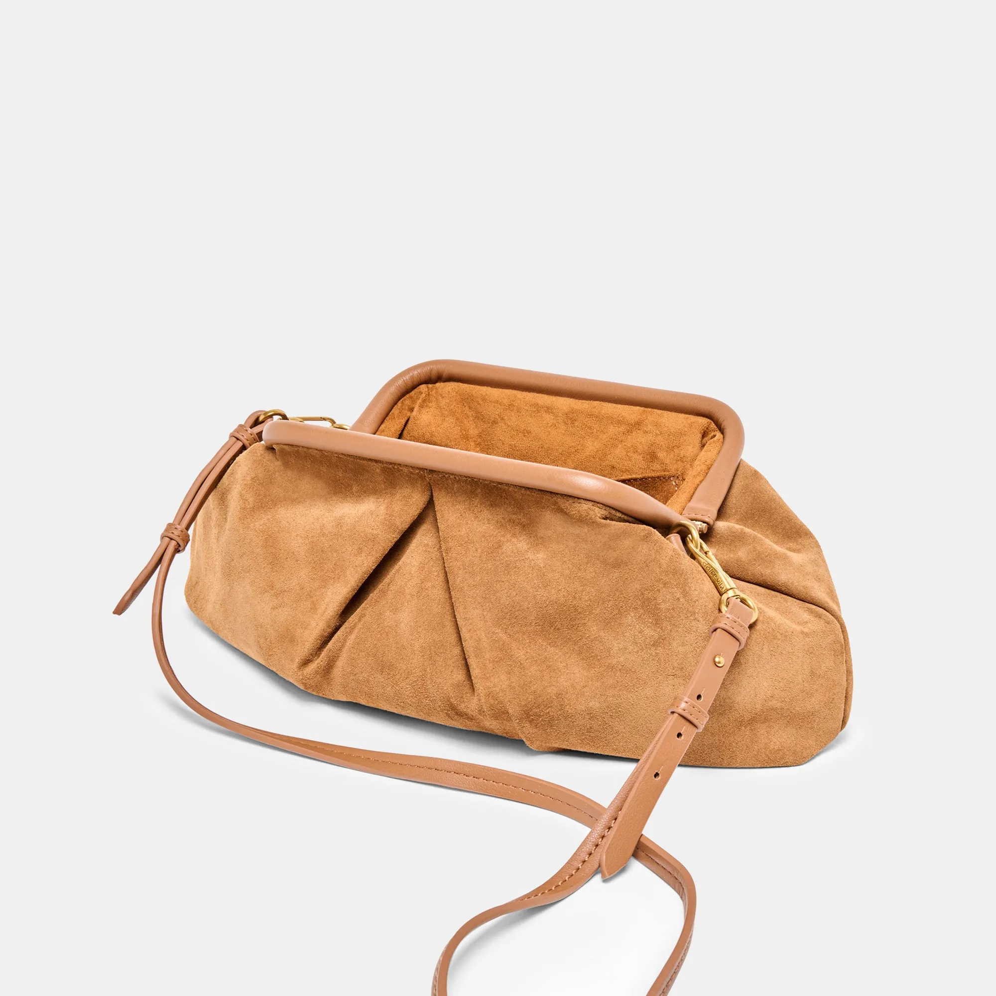 SAHARA CLUTCH COGNAC SUEDE sold by Dolce Vita product image thumbnail 3