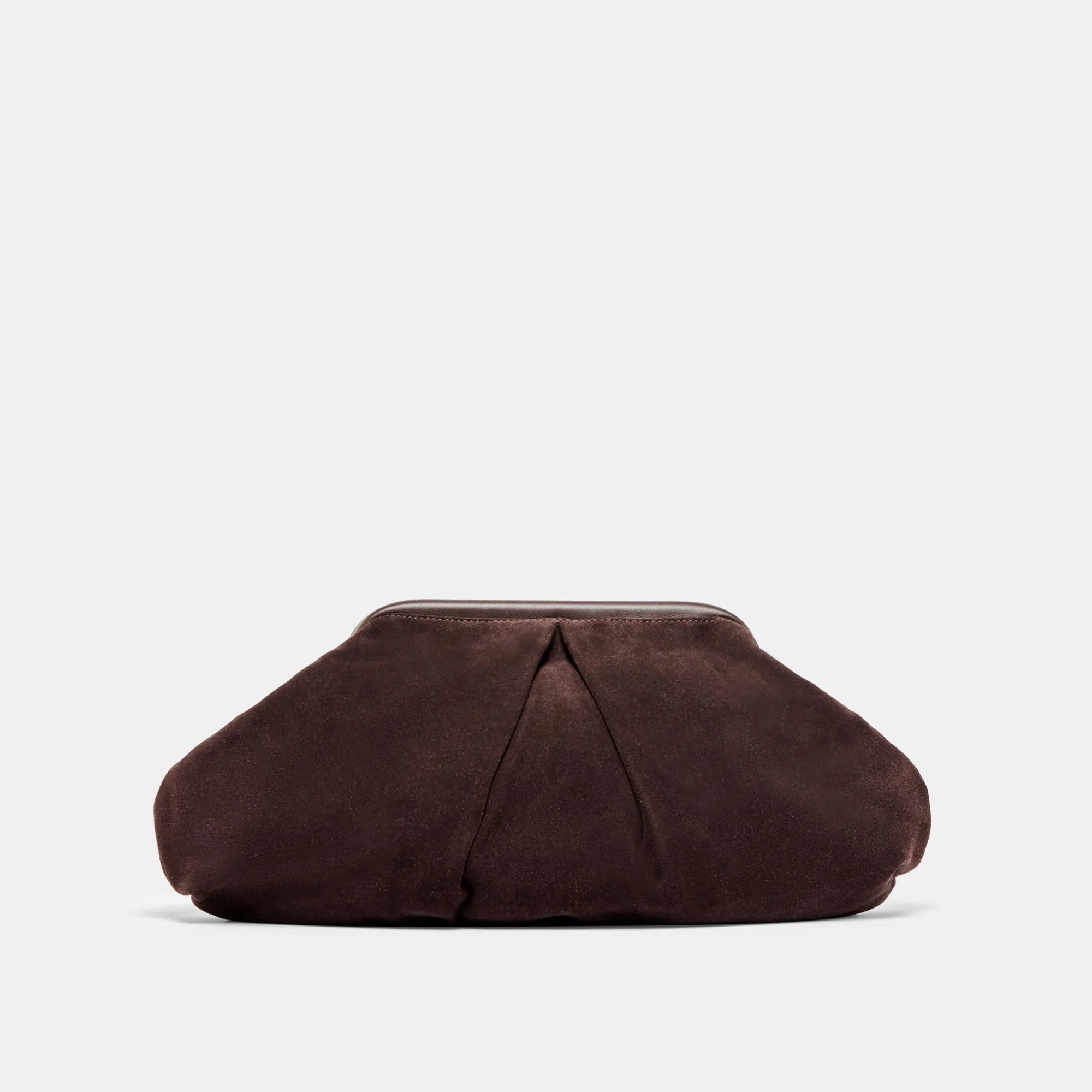 SAHARA CLUTCH ESPRESSO SUEDE sold by Dolce Vita