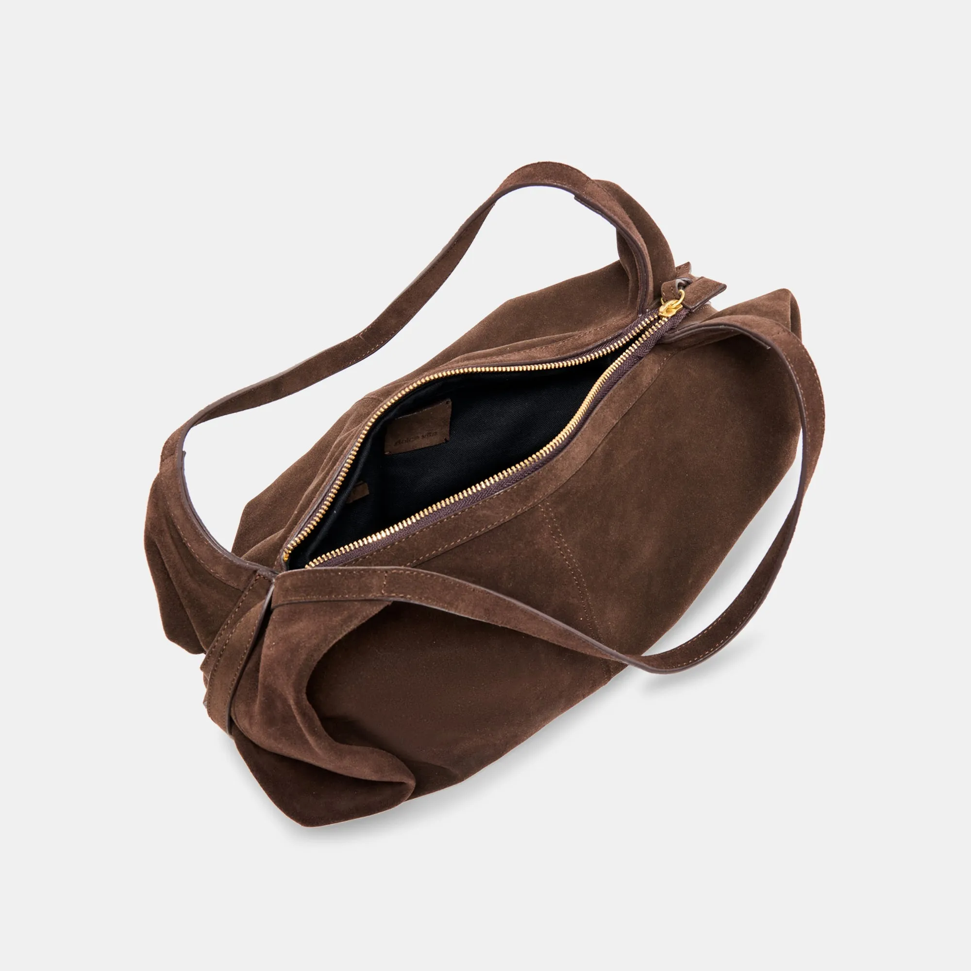 BILLY SHOULDER BAG CHOCOLATE SUEDE sold by Dolce Vita product image thumbnail 4
