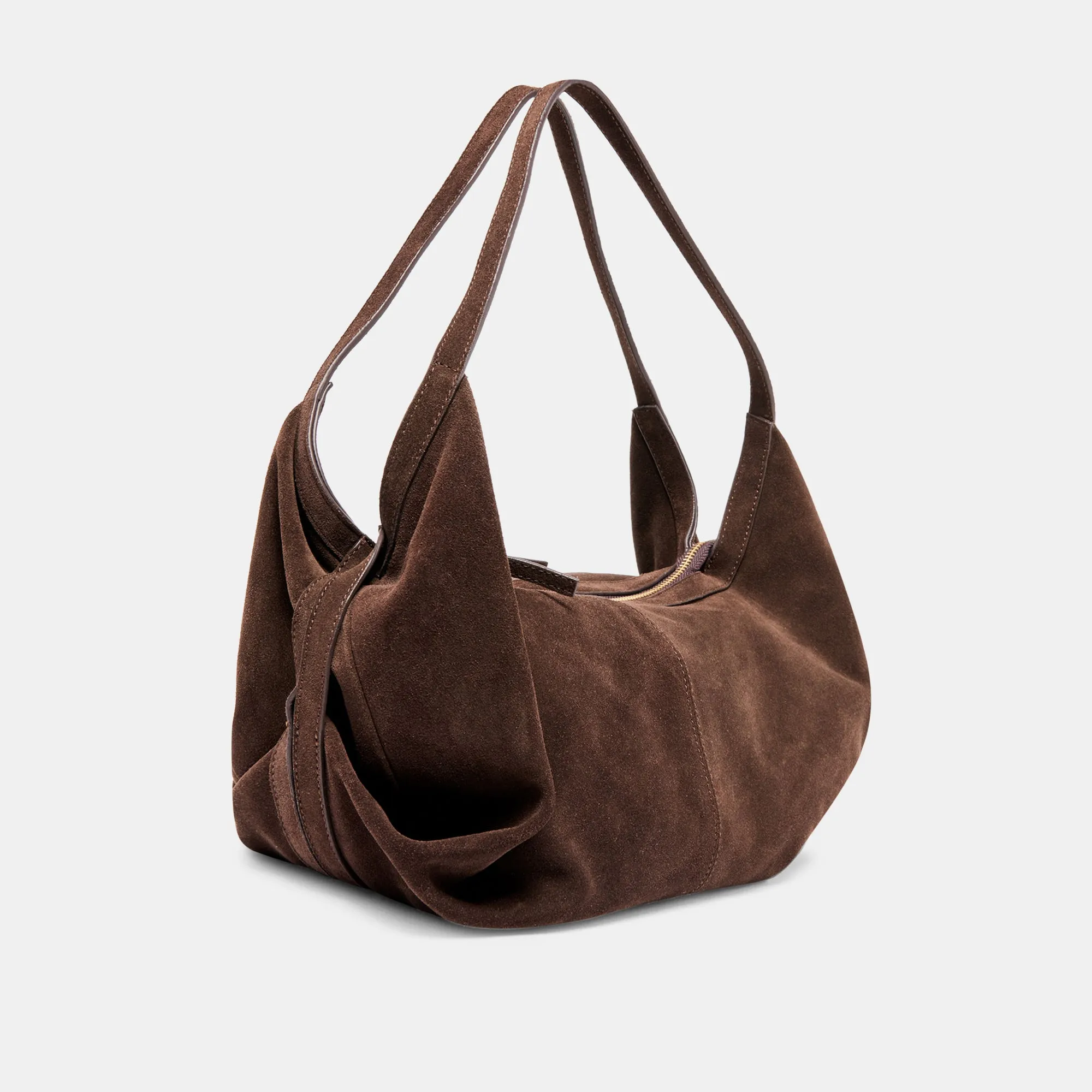 BILLY SHOULDER BAG CHOCOLATE SUEDE sold by Dolce Vita product image thumbnail 2