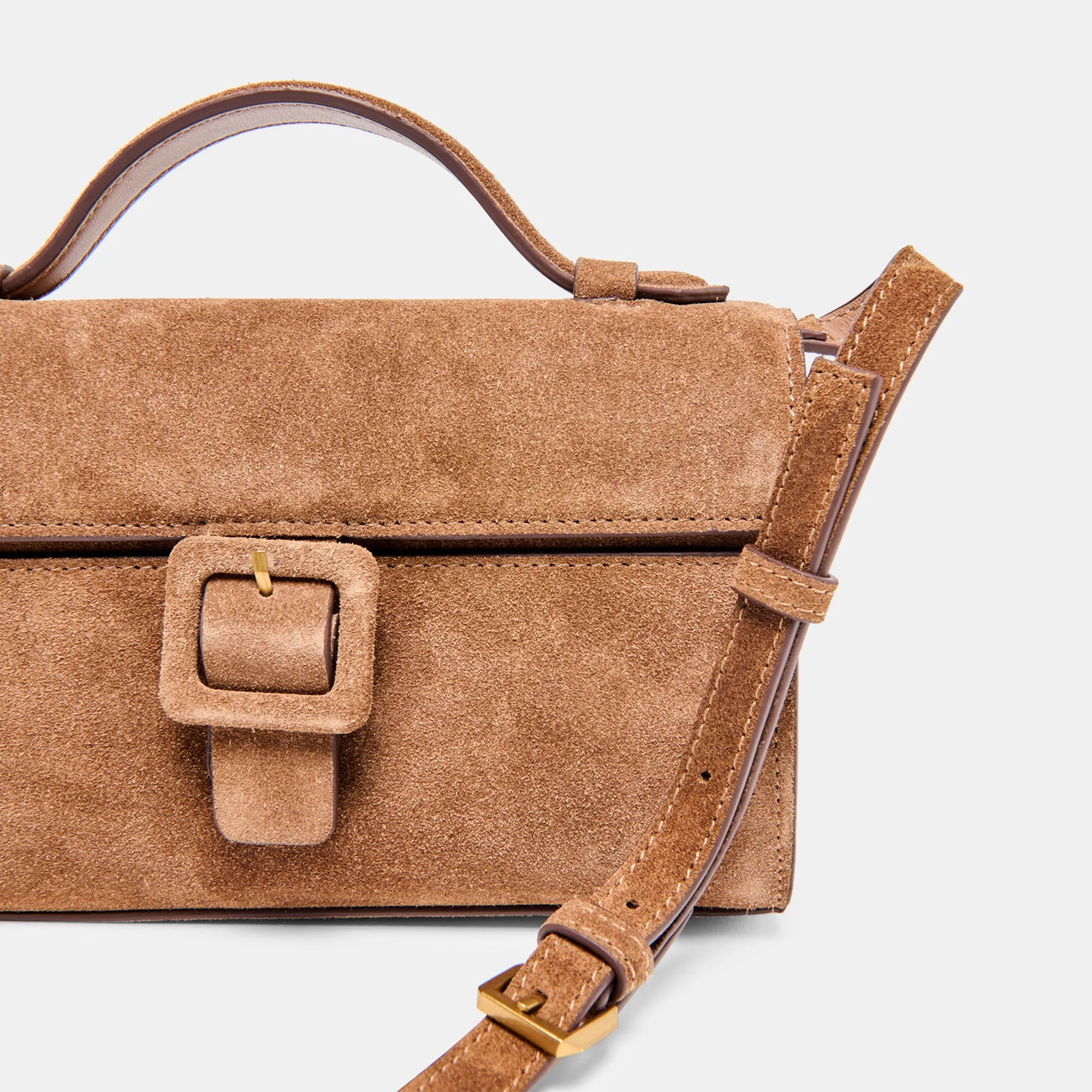 CHRIS CROSSBODY CAMEL SUEDE sold by Dolce Vita product image thumbnail 3