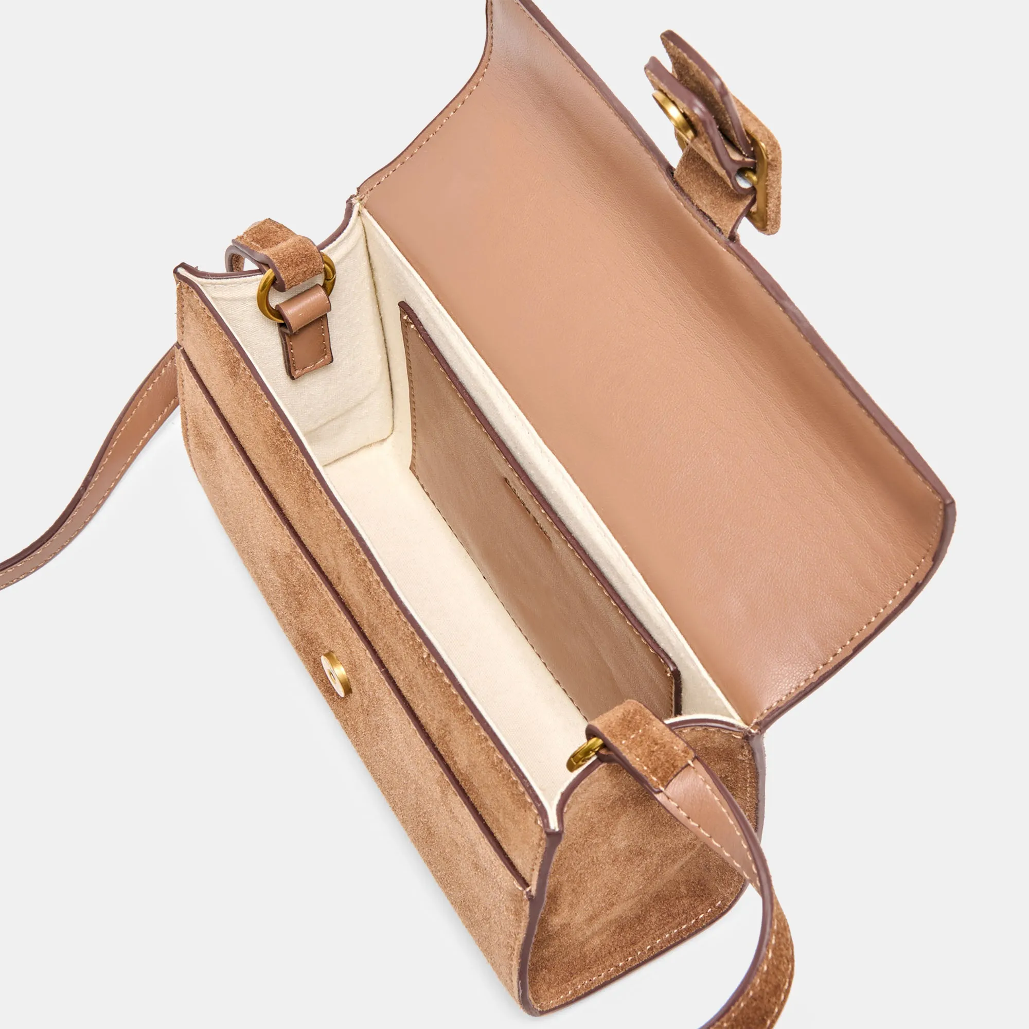 CHRIS CROSSBODY CAMEL SUEDE sold by Dolce Vita product image thumbnail 4