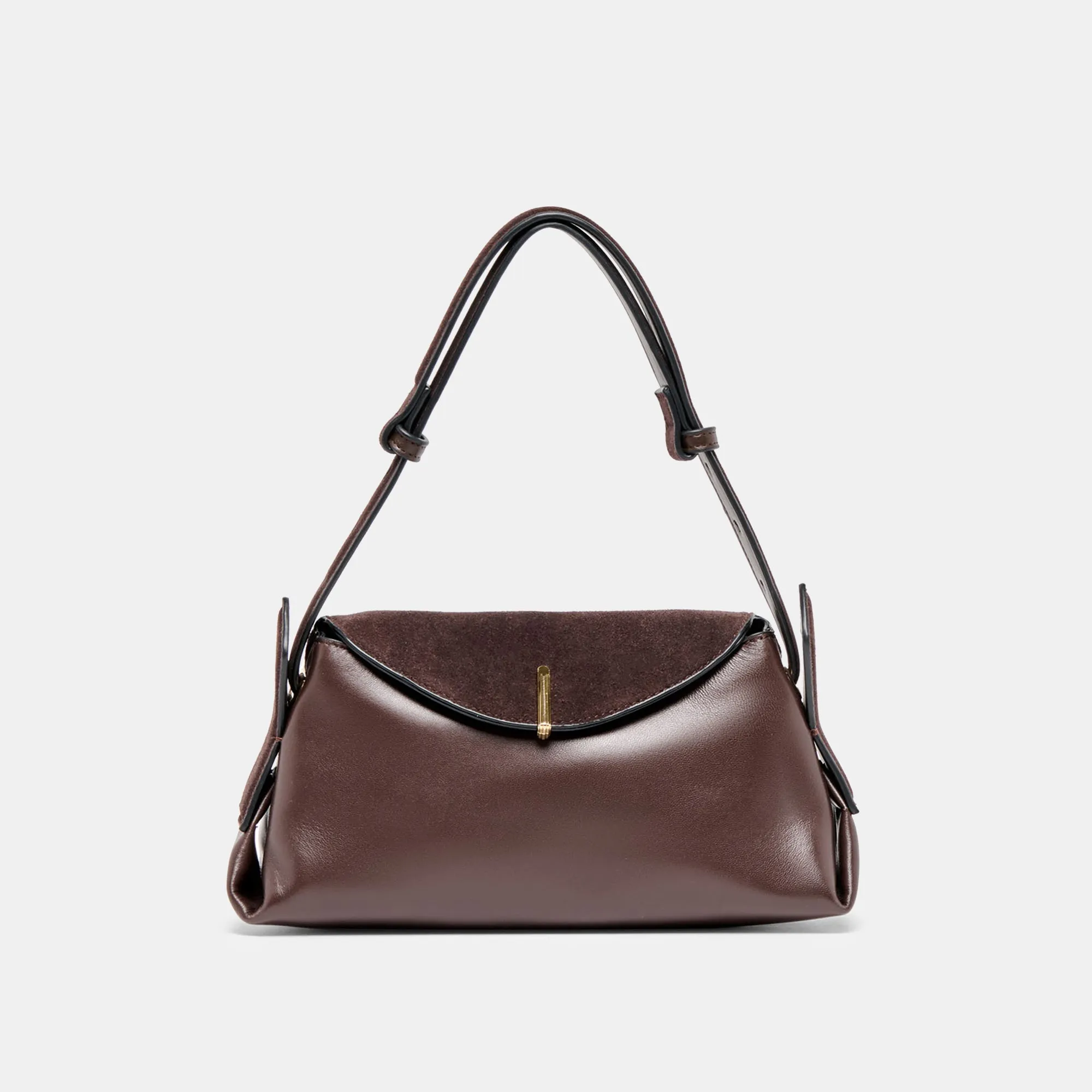 DEVYN SHOULDER BAG ESPRESSO LEATHER sold by Dolce Vita