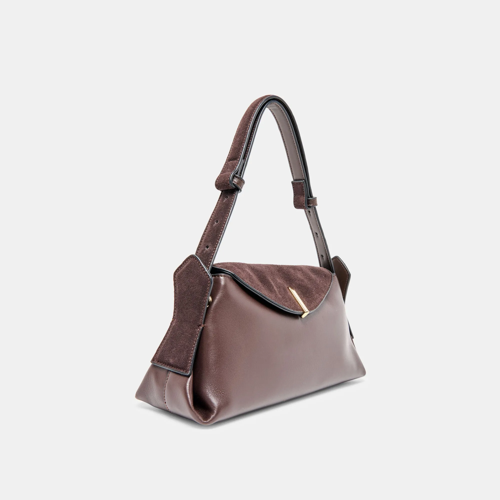 DEVYN SHOULDER BAG ESPRESSO LEATHER sold by Dolce Vita product image thumbnail 4
