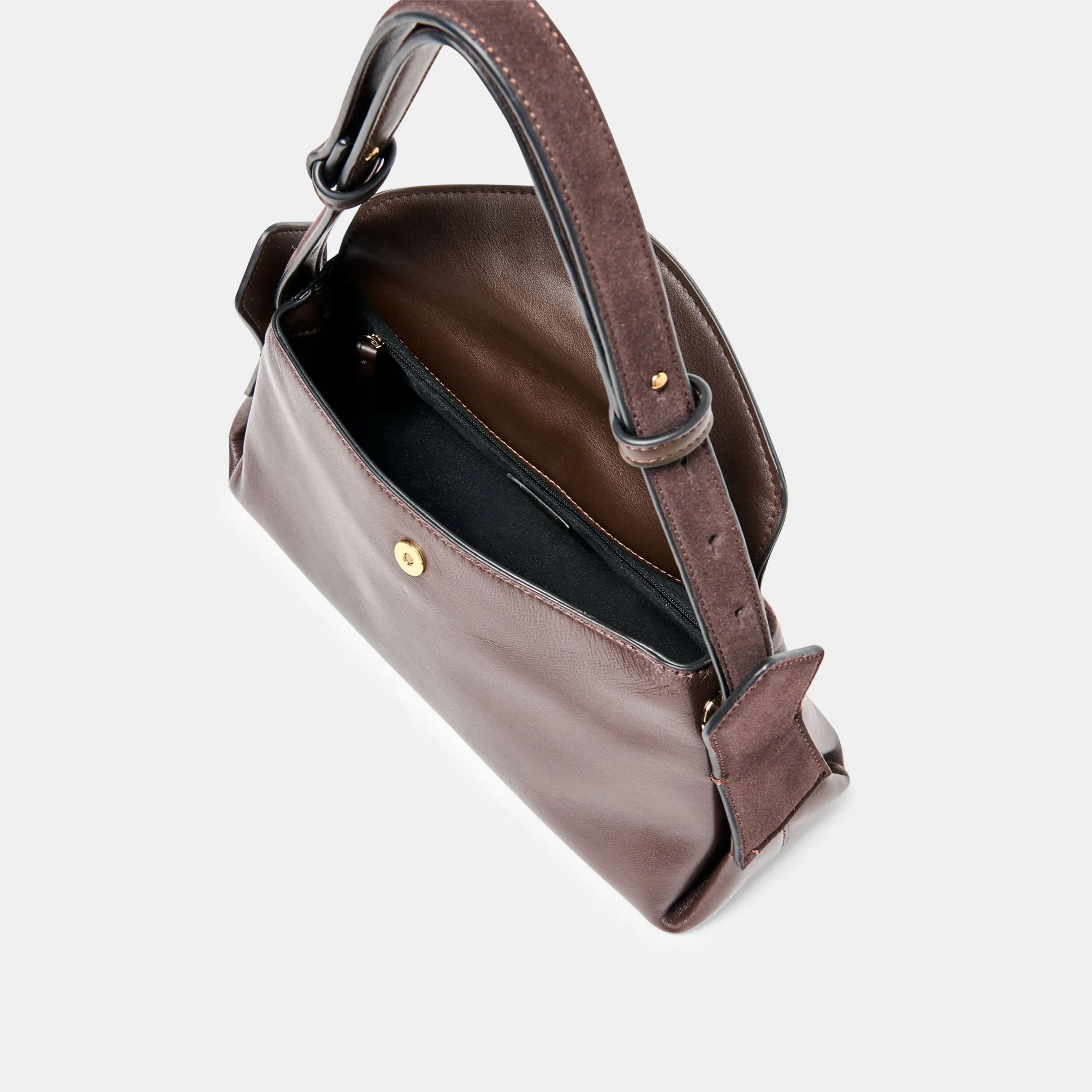 DEVYN SHOULDER BAG ESPRESSO LEATHER sold by Dolce Vita product image thumbnail 5