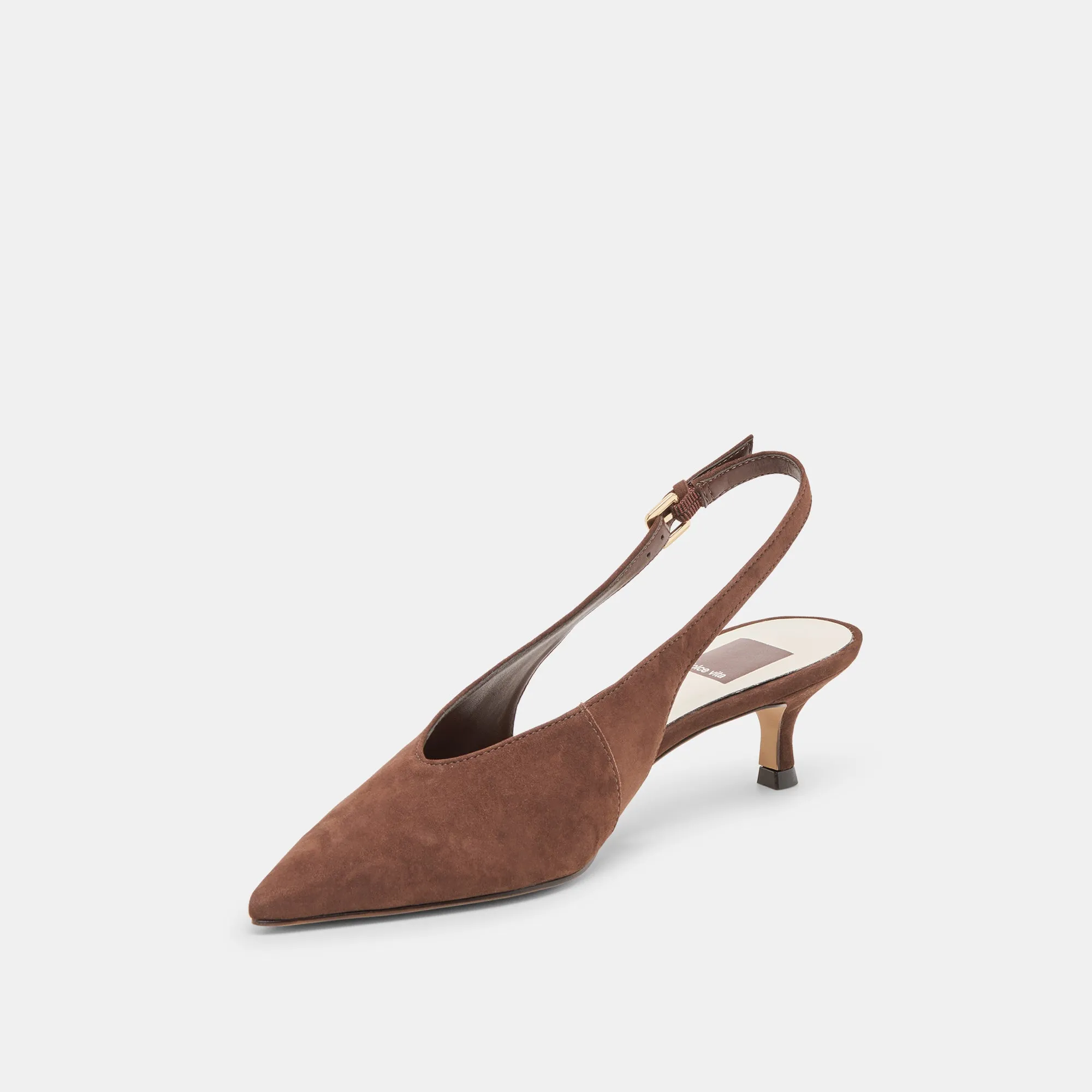 ALENNA HEELS DK BROWN SUEDE sold by Dolce Vita product image thumbnail 4