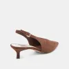 ALENNA HEELS DK BROWN SUEDE sold by Dolce Vita
