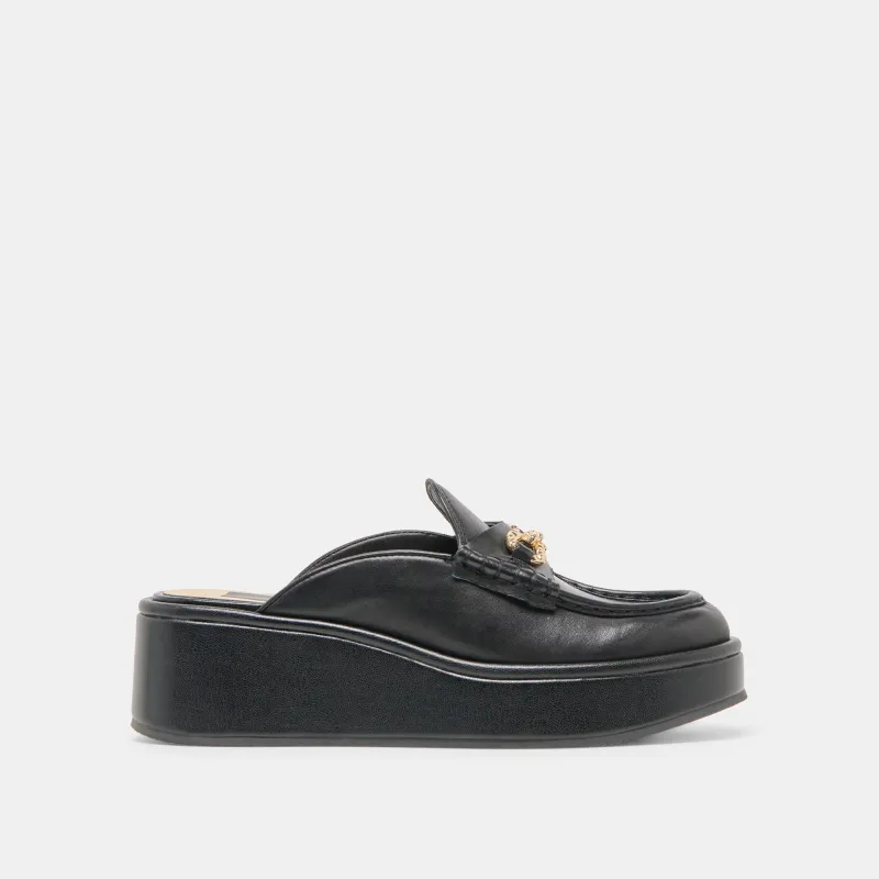 DORREL LOAFERS BLACK LEATHER sold by Dolce Vita