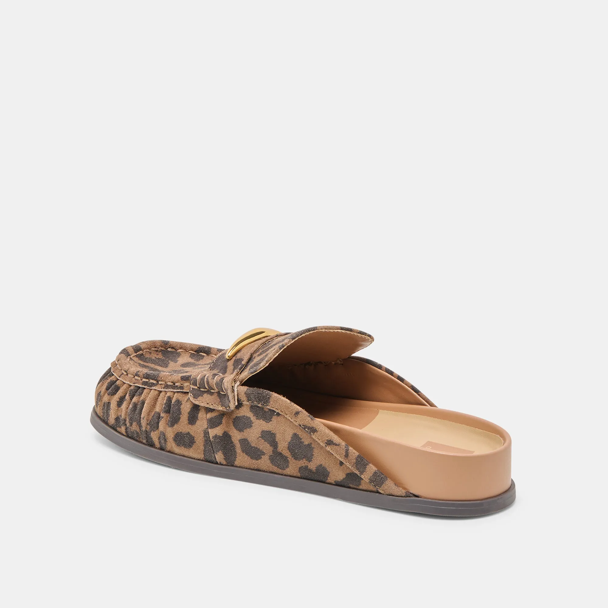 JODERO FLATS BROWN LEOPARD PRINTED SUEDE sold by Dolce Vita product image thumbnail 5
