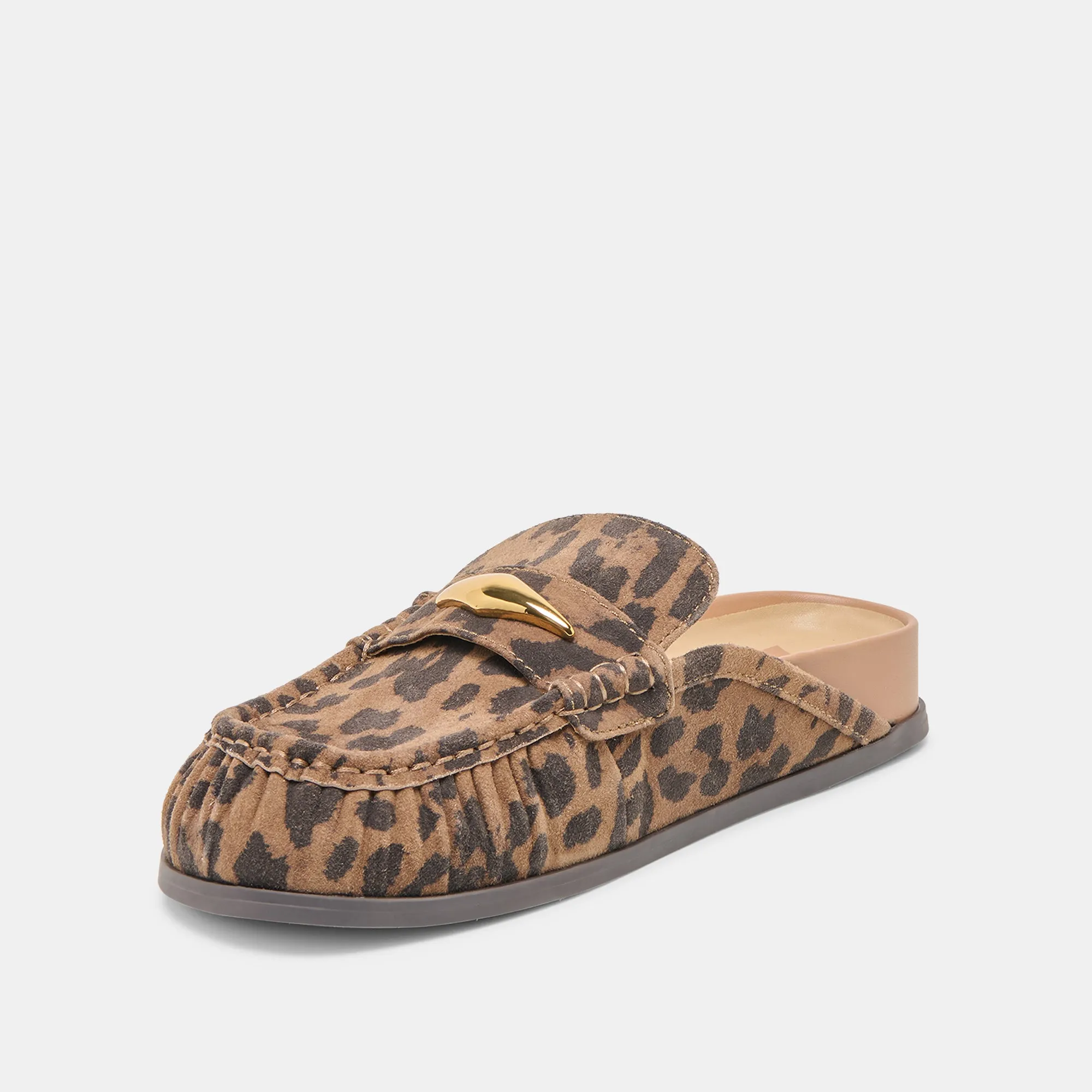 JODERO FLATS BROWN LEOPARD PRINTED SUEDE sold by Dolce Vita product image thumbnail 4