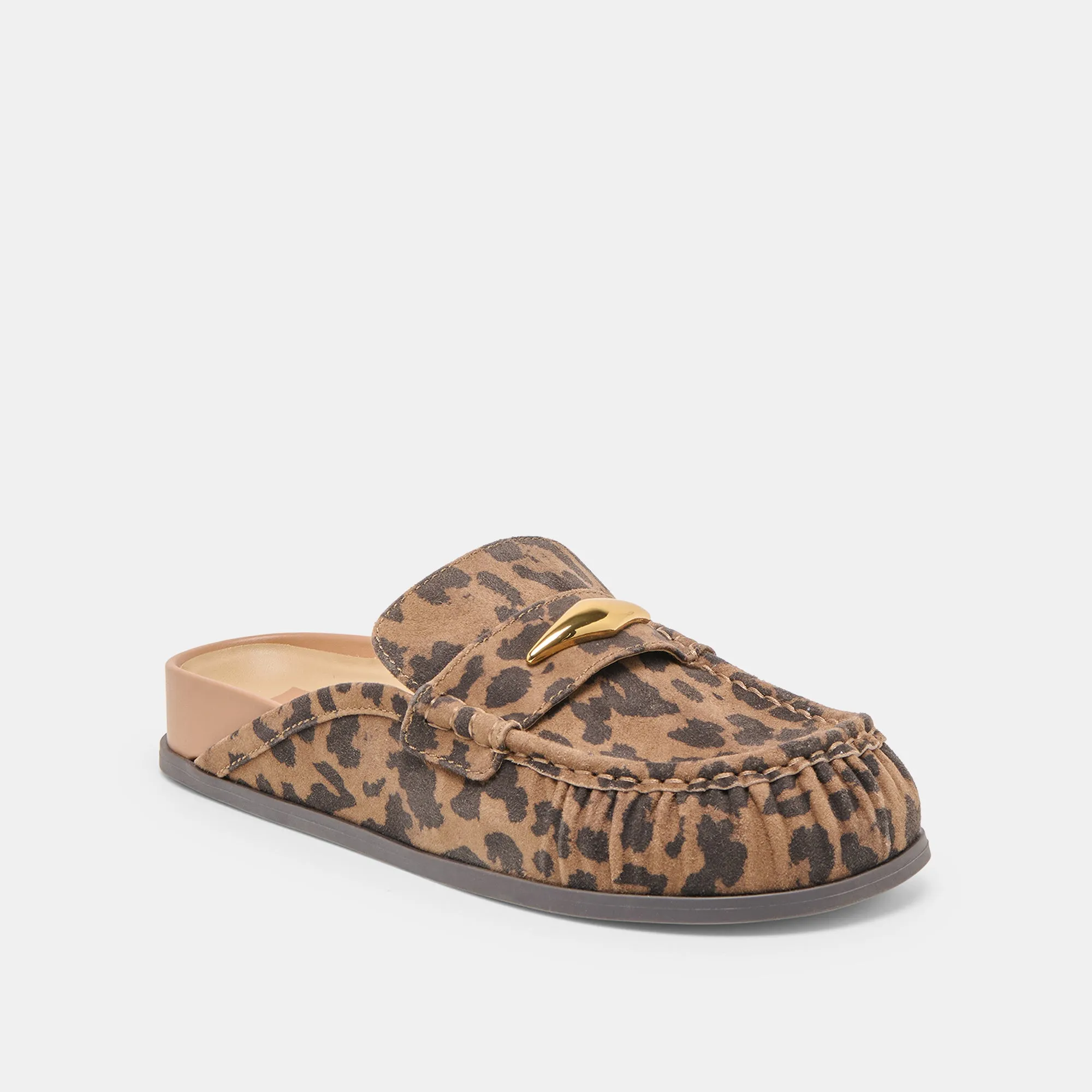 JODERO FLATS BROWN LEOPARD PRINTED SUEDE sold by Dolce Vita product image thumbnail 2