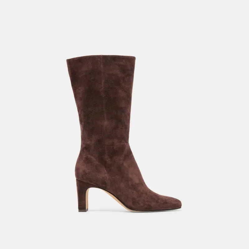 RIGGS BOOTS MAHOGANY SUEDE sold by Dolce Vita