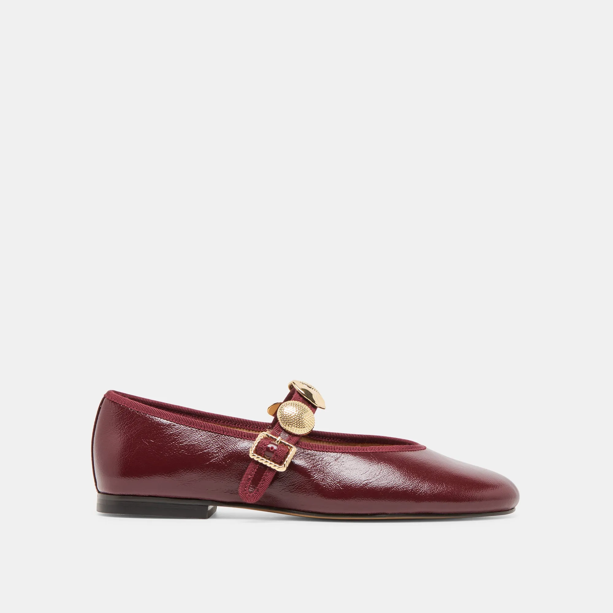 RELAN BALLET FLATS OXBLOOD LEATHER sold by Dolce Vita