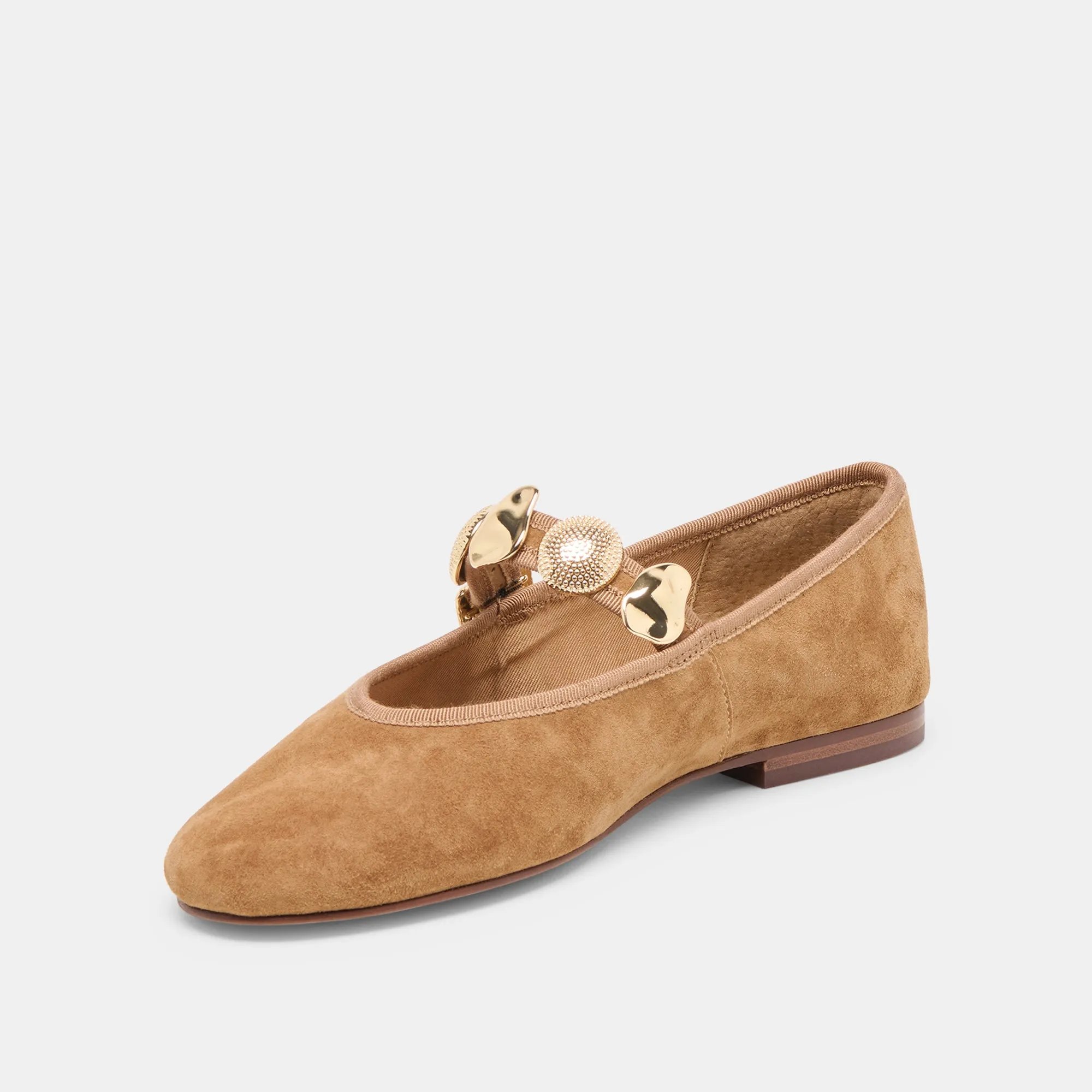 RELAN BALLET FLATS LT BROWN SUEDE sold by Dolce Vita product image thumbnail 4