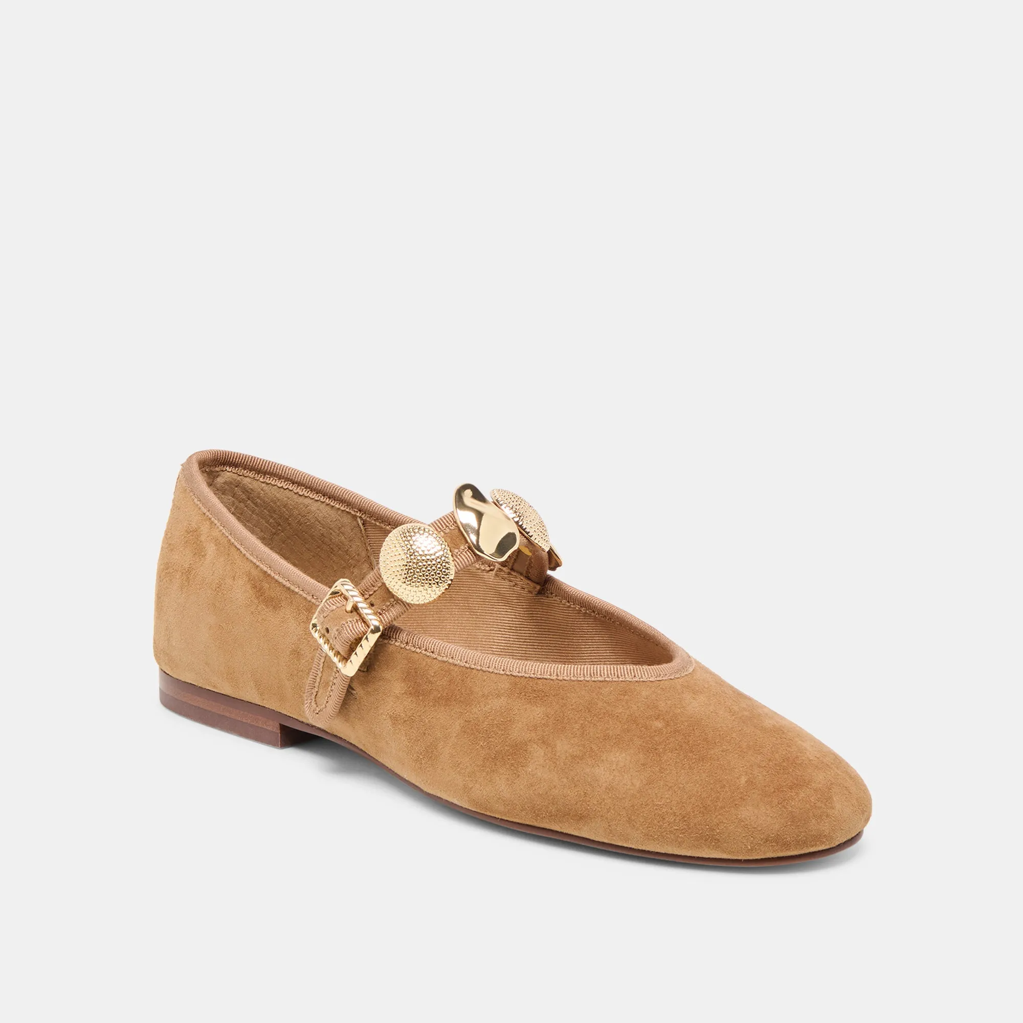 RELAN BALLET FLATS LT BROWN SUEDE sold by Dolce Vita product image thumbnail 2