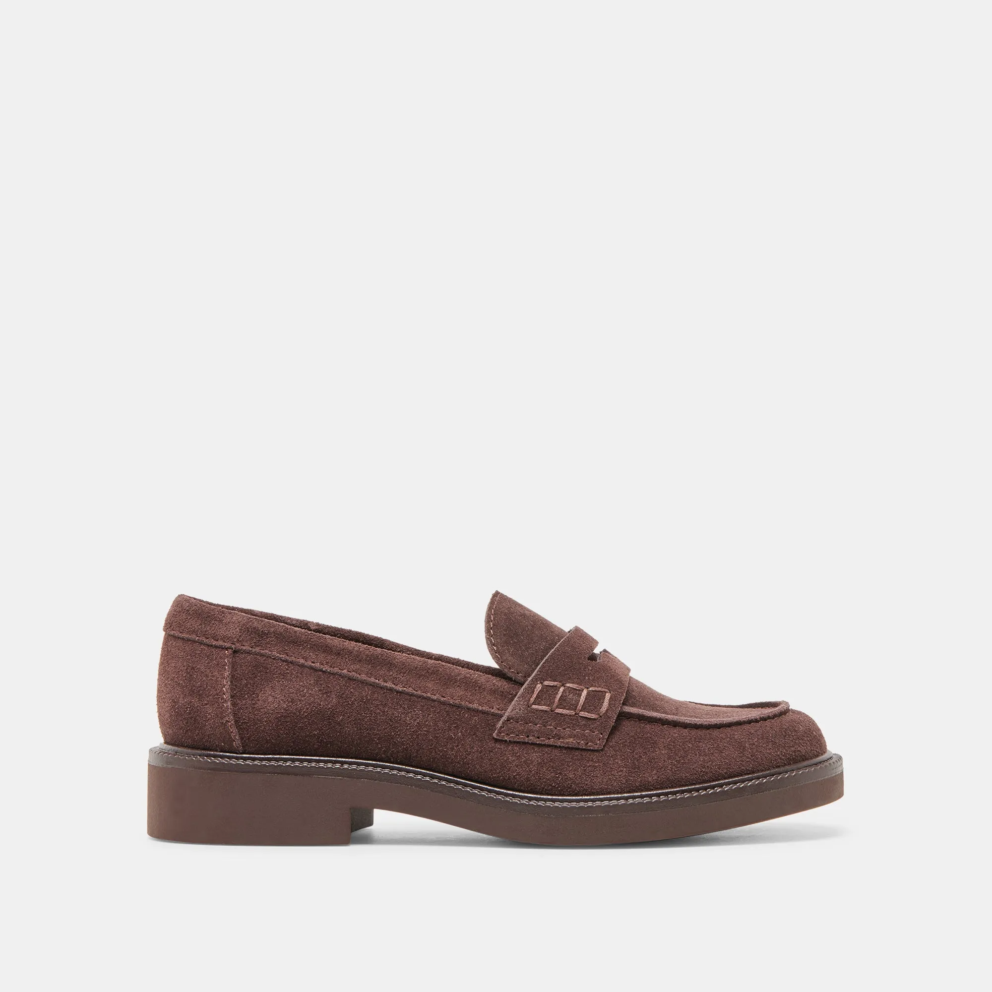TIGGY LOAFERS MAHOGANY SUEDE sold by Dolce Vita