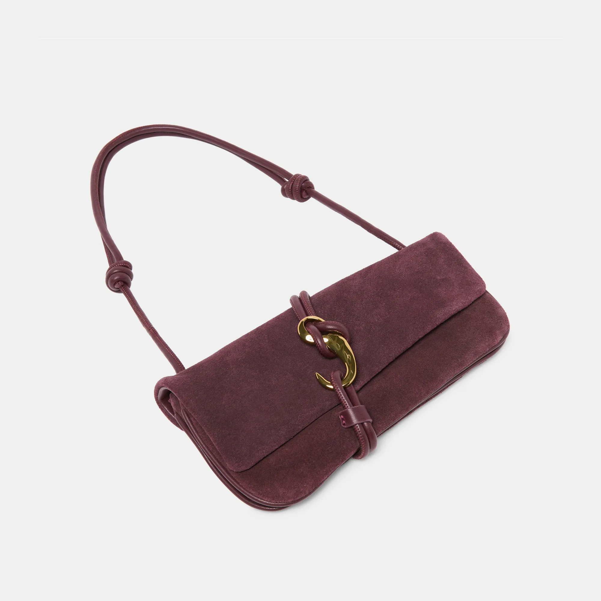 ALICE SHOULDER BAG BURGUNDY SUEDE sold by Dolce Vita product image thumbnail 3
